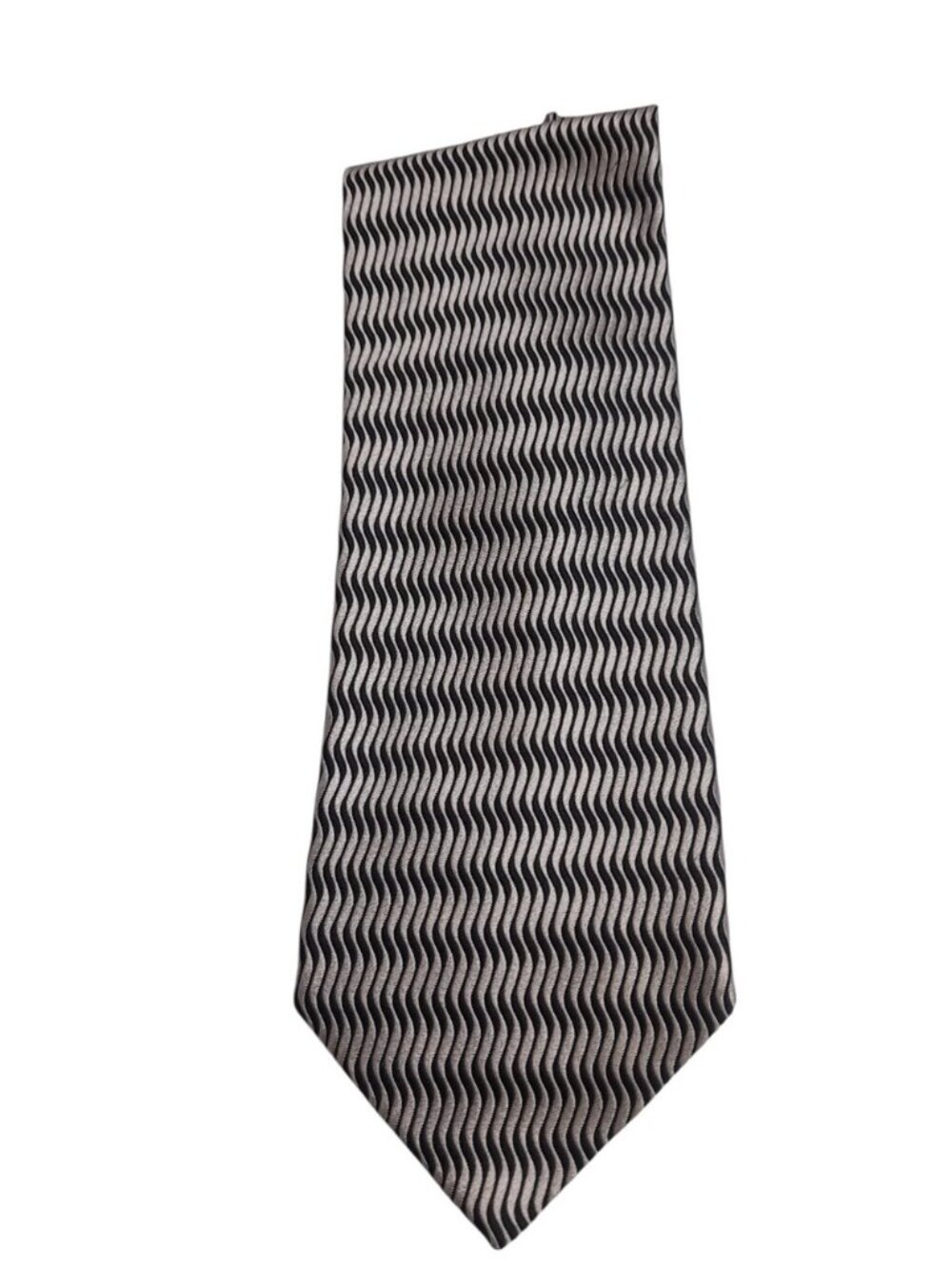 Versace Classic V2 Wavy-Stripe Silk Tie